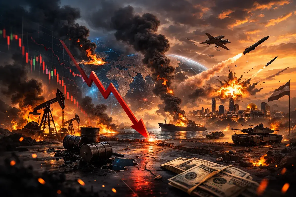 Middle East War Escalation Impact on Indian Stock Market: Oil Shock, Nifty Outlook & Global Risk Ana - financial news image