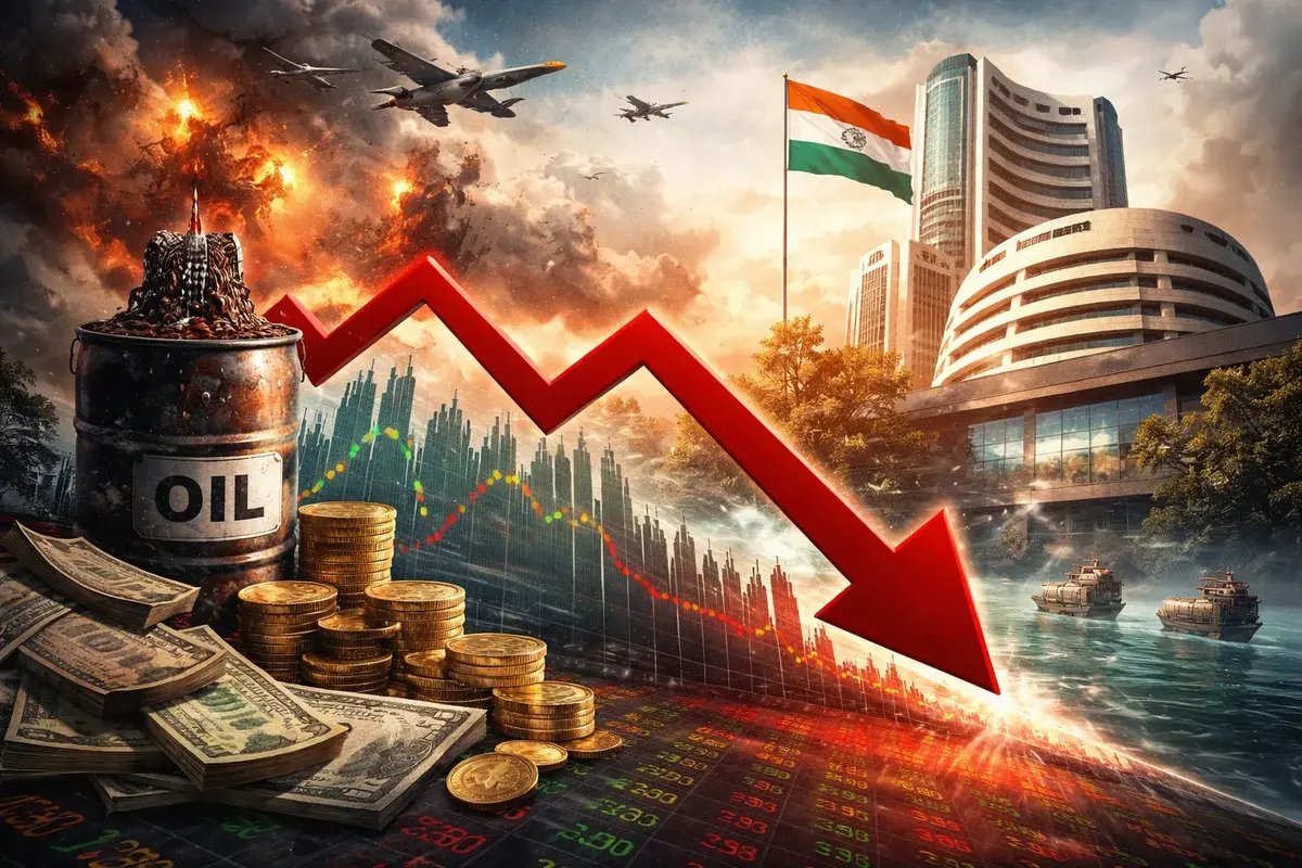 Indian Stock Market Faces Significant Decline as Nifty Index Drops - financial news image