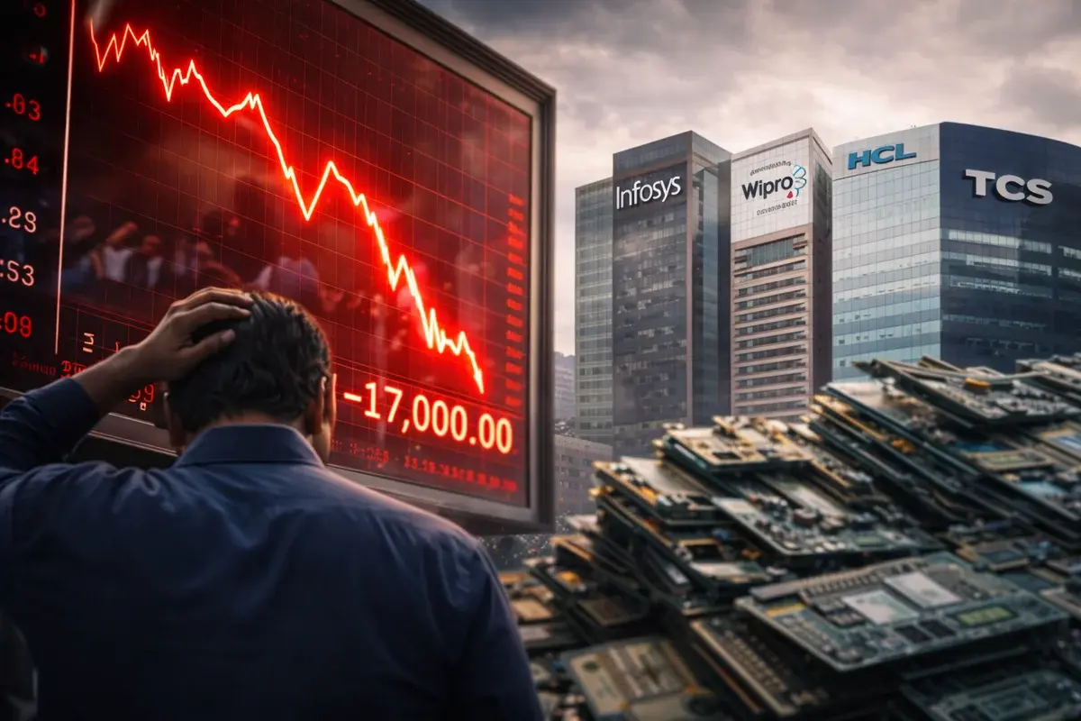 IT Services - market analysis illustration