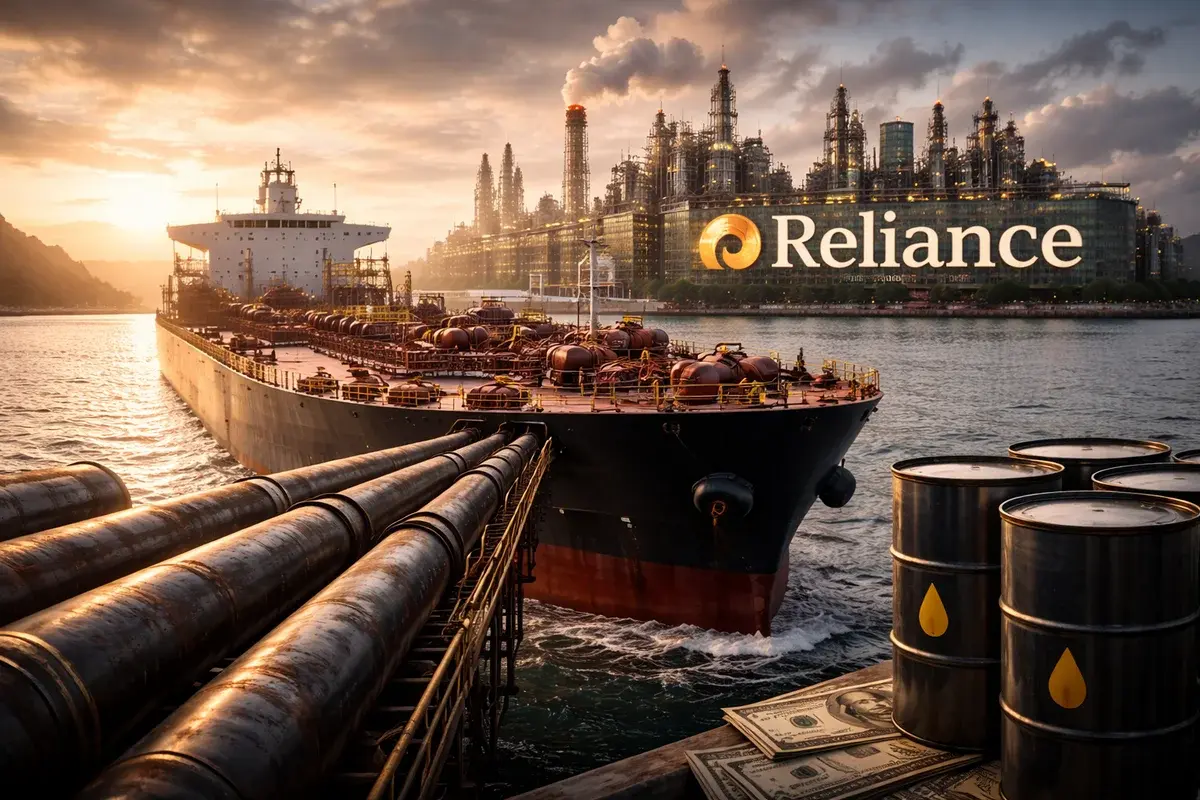 Reliance Industries Ltd - market analysis illustration