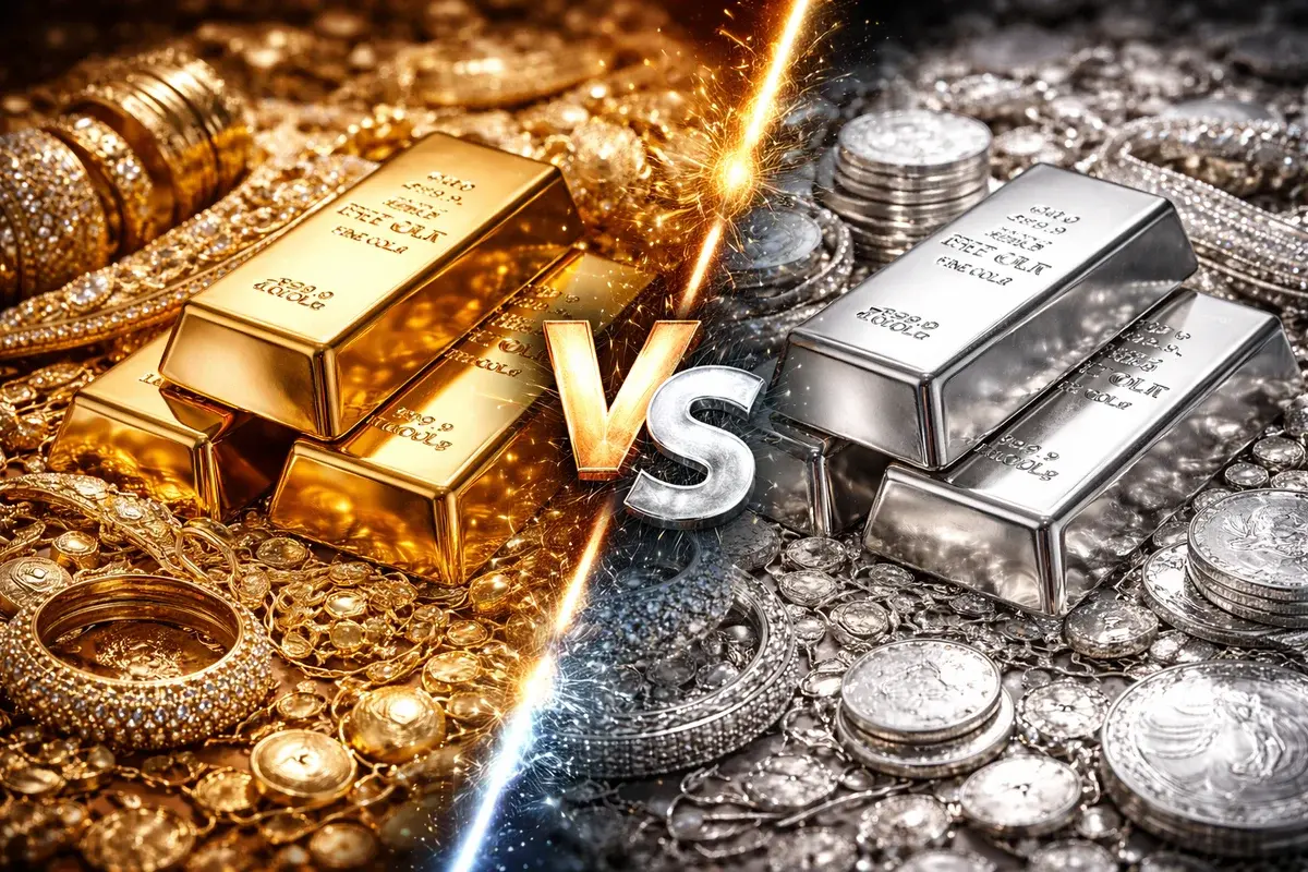 Gold vs Silver: Investment Comparison, Price Trends & Analysis