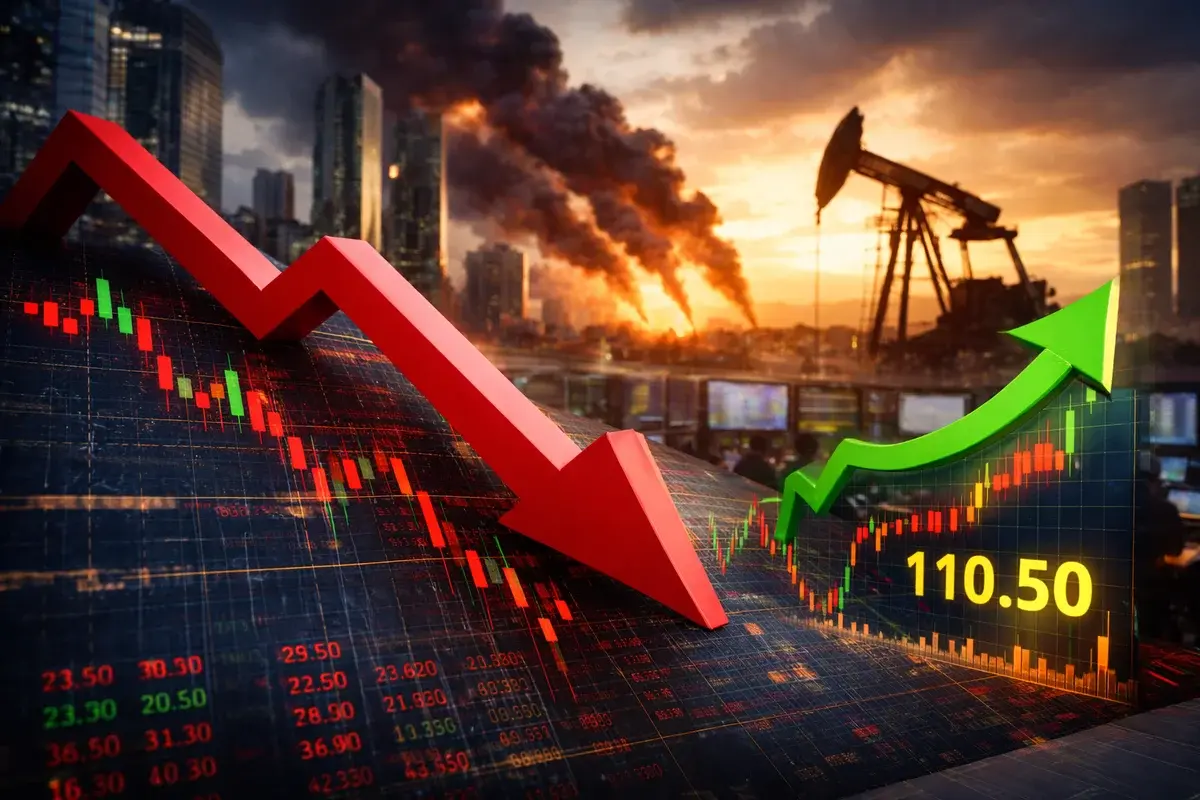 Indian Stock Market Crash Today: Sensex and Nifty Open Lower Amid Oil Surge