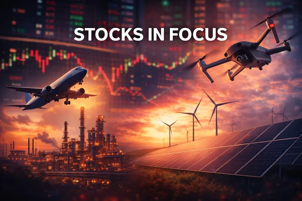 Stocks in Focus Today: IndiGo, Reliance Industries, Torrent Power, ideaForge, NTPC Green