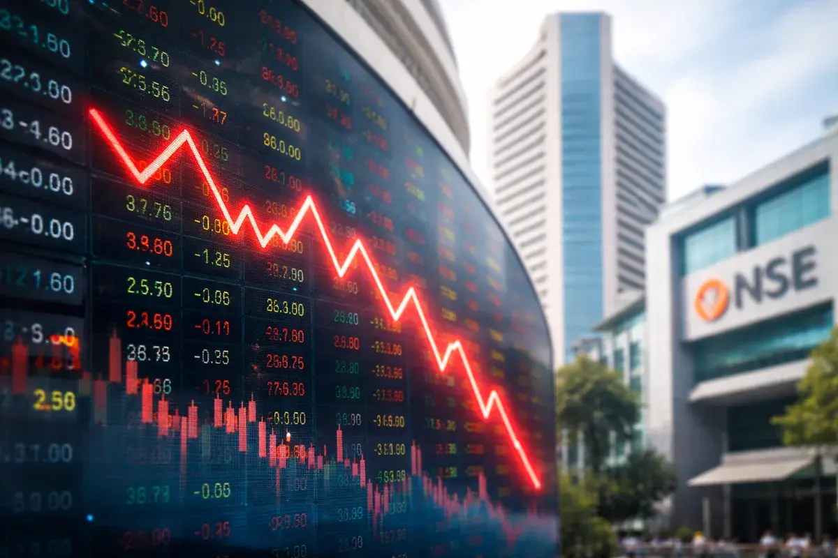 Indian Markets Plunge as Sensex and Nifty Hit New Lows Amid Broad Sector Declines