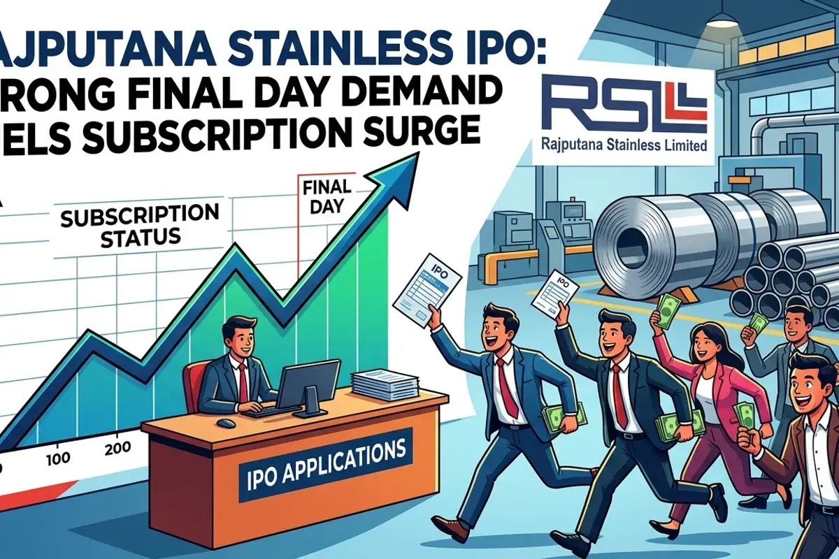 Rajputana Stainless Limited - IPO announcement illustration