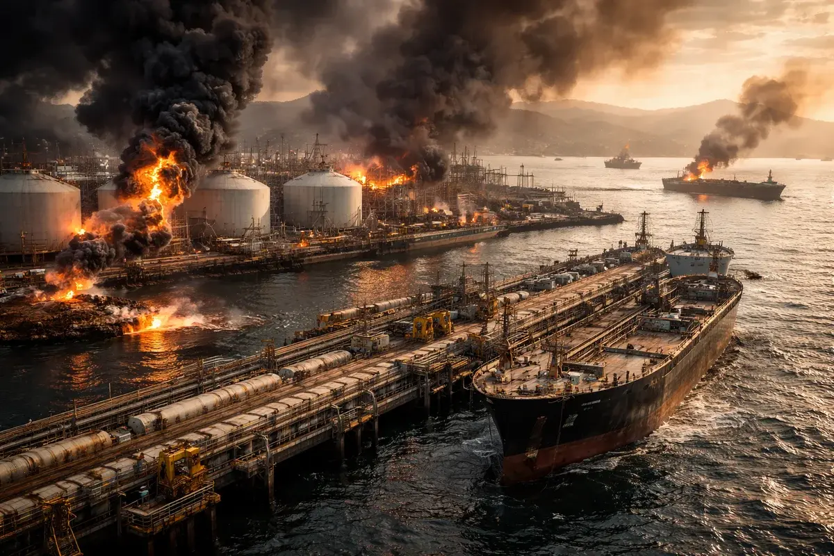 Oil Crisis Deepens: Oman Evacuates Major Terminal as Tanker Attacks Push Crude Above $100 - financial news image