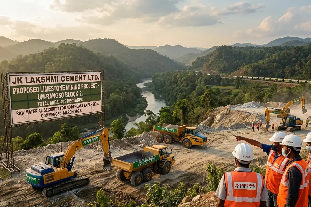 JK Lakshmi Cement Secures Major Assam Limestone Block, Fuels Northeast Expansion
