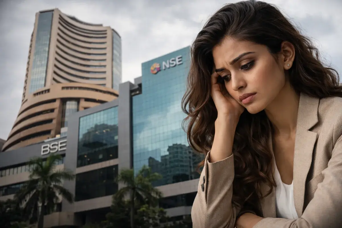 Nifty Falls 300 Points, Sensex Drops 900 as Oil Hits $100 - financial news image